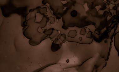 Sıvı çikolata dokusu. Kahverengi Kremalı Duvar Kağıdı.