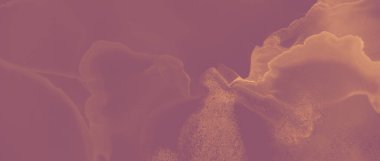 Mürekkep sarısı desen. Kahverengi Volkanik Etki. Turuncu