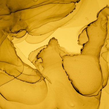 Altın Sıvı Sanat. Soyut Mermer Duvar Kağıdı.