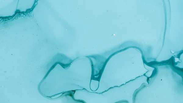 Teal Pastel Fluid Water. Oceano Azul Moderno — Fotografia de Stock