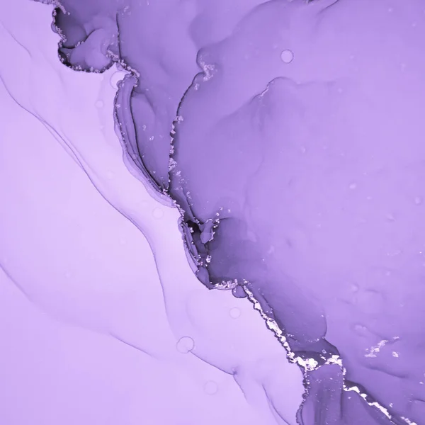 紫色の液体塗料。高級グレーアルコールオイルミックス. — ストック写真