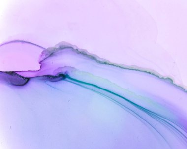 Ethereal Art Deseni. Sıvı mürekkep Dalgası Duvar Kağıdı.