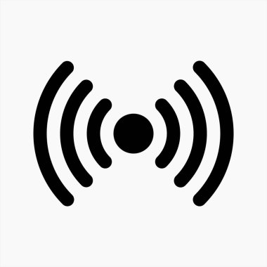 Beyaz arkaplanda izole edilmiş ikon vektörünü bağlayan Wifi sıcak noktası. Her amaca uygun. kullanıcı arayüzü ögeleri