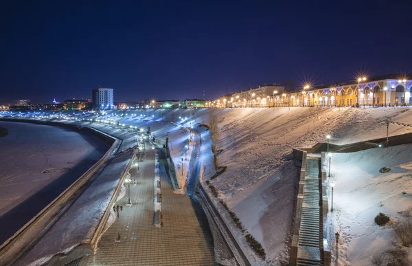 Tiumeń piesi most — Zdjęcie stockowe