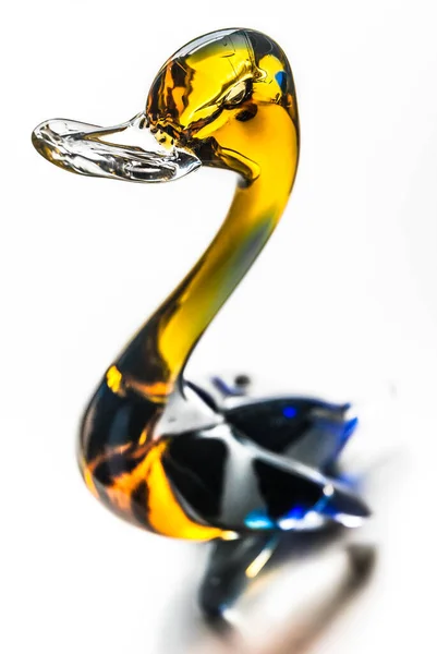 1970 'lerden kalma süslü cam ördek süsü..