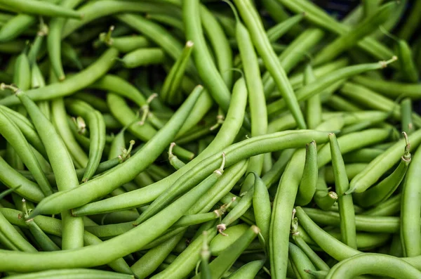 Fransız fasulyelerini yakından çek..