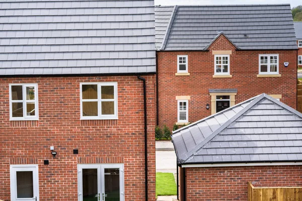 Winnington Village, Winnington, Northwich, Cheshire UK 'de yeni evler inşa edildi..