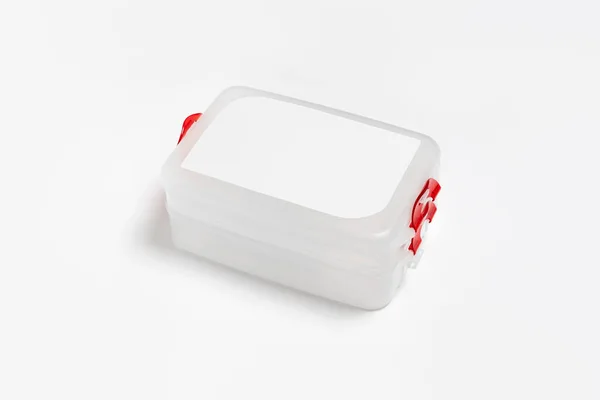 Envases Plástico Con Asas Aisladas Sobre Fondo Blanco Foto Alta —  Fotos de Stock