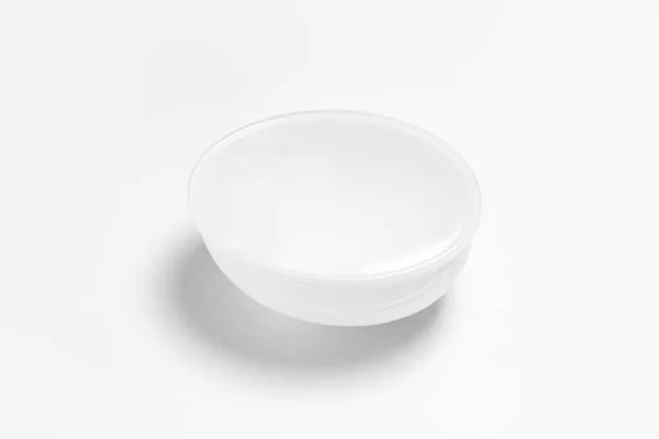 Plastic Food Container Lid Isolated White Background Storage Container High — Stock Photo, Image