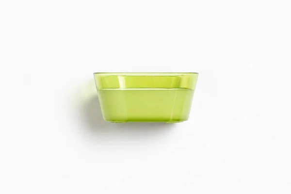 Glass Food Container Isolated White Background Storage Container High Resolution — Stock Photo, Image