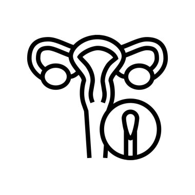 Test satırı simgesi vektör illüstrasyonu için smear