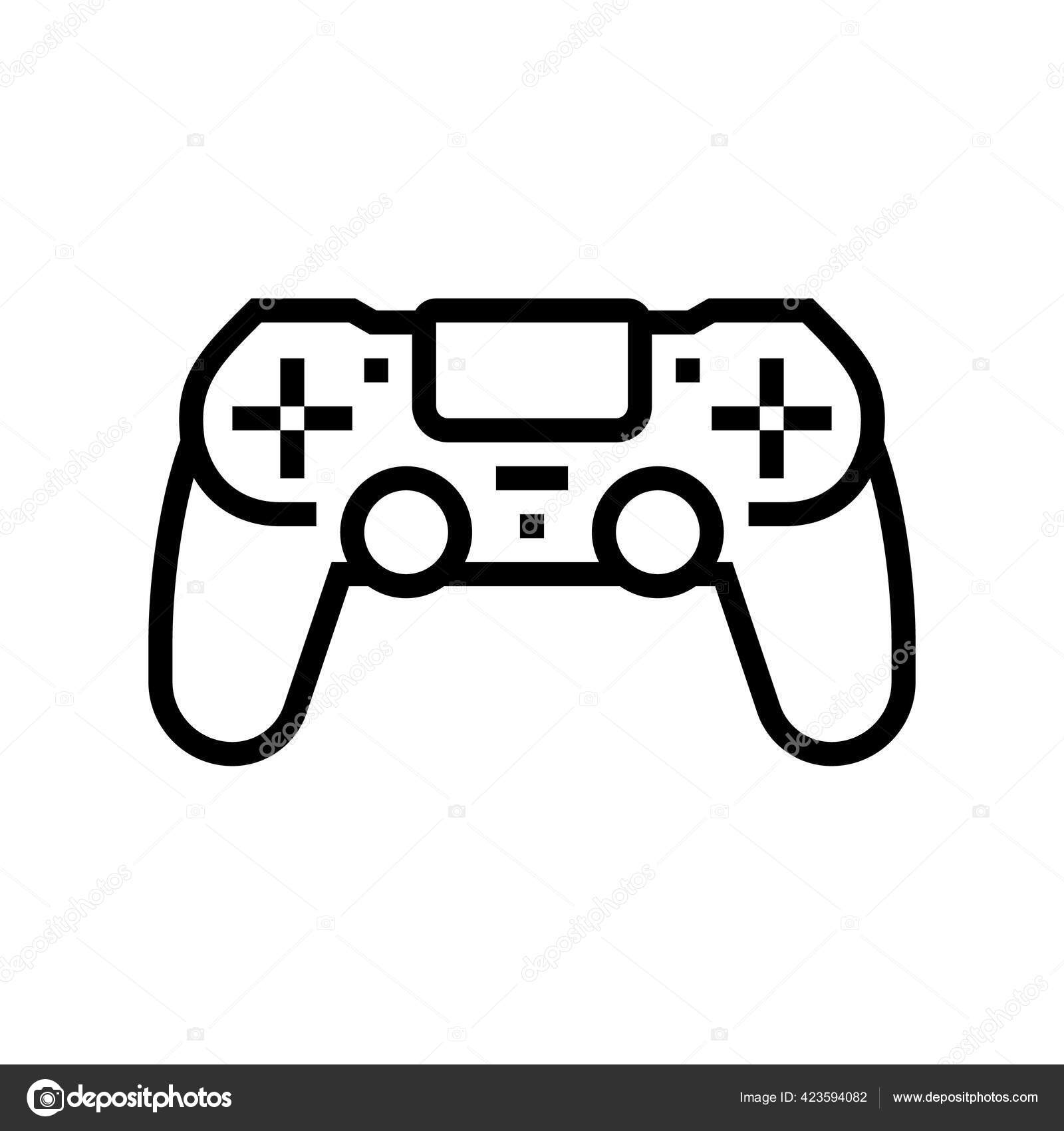 ゲームオタク線のアイコンのイラストを再生する ストックベクター C Vectorwin ゲームオタク線のアイコンのイラストを再生する ストックベクター C Vectorwin