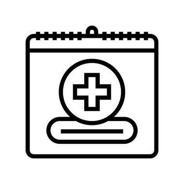 dünya kırmızı çapraz gün çizgisi ikon vektör çizimi