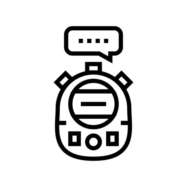 Σήμα εικονογράφησης διανύσματος εικονιδίου συσκευής stopwatch — Διανυσματικό Αρχείο