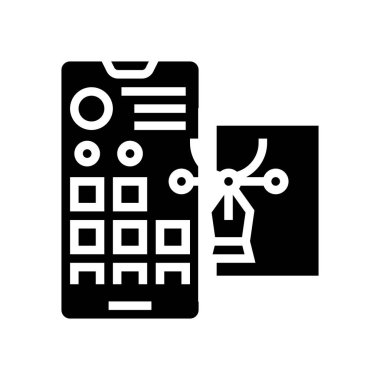 Sosyal sayfa sembol vektör illüstrasyonu için fotoğraf düzenleniyor