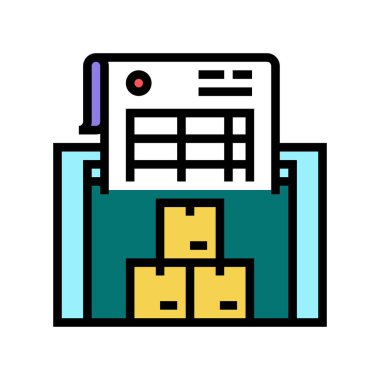 Optimum stok renk vektör illüstrasyonunun hesaplanması