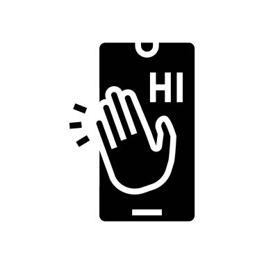 mobil ileti simgesi çizimi selamlanıyor