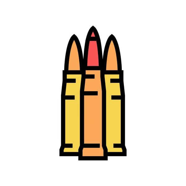 Armatura perforante proiettili colore icona vettoriale illustrazione — Vettoriale Stock