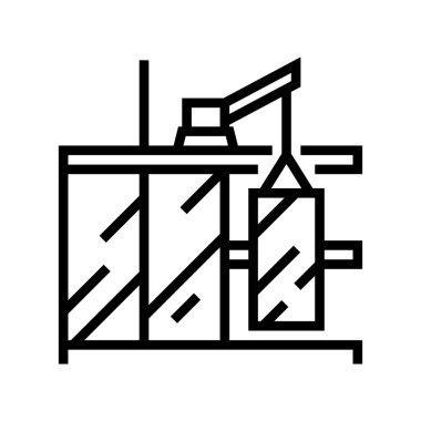 pencere kurulum satırı simgesi çizimi