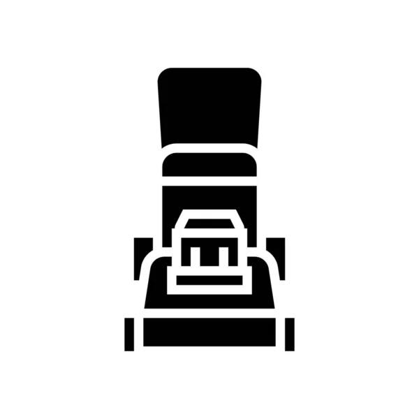 Attrezzature tosaerba glyph icona vettoriale illustrazione — Vettoriale Stock