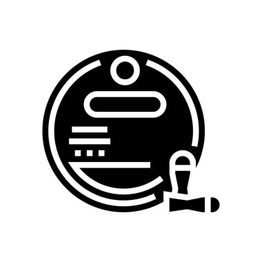 Kurşun dergisi sembolü vektör çizimi