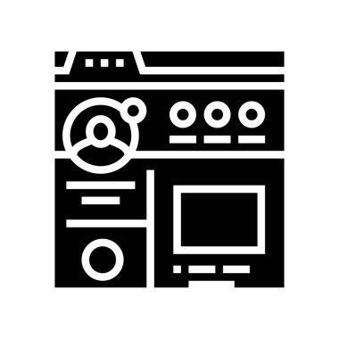 kullanıcı sosyal profil sembolü vektör illüstrasyonu