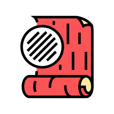 tekstil duvar kağıdı renk vektör illüstrasyonu