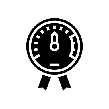 Proje uygulaması zaman sembolü vektör illüstrasyonunda