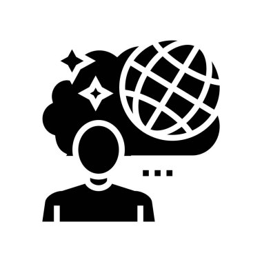 seyahat nostalji simgesi vektör illüstrasyon işareti