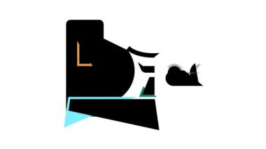 bıçkıhane ekipmanları renk simgesi canlandırması