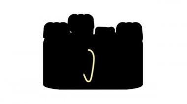 bebek ve azı dişi renk ikonu canlandırması