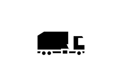 kamyon dağıtım simgesi canlandırması