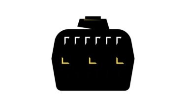 Taşıma kafesi renk simgesi canlandırması