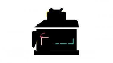 evcil hayvan mağazası renk ikonu canlandırması