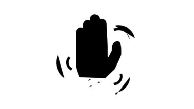 döküntü el rengi simgesi canlandırması