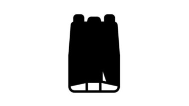 paraşüt aracı satır simgesi canlandırması