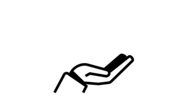 el ele tutuşan ev anahtar satırı simgesi canlandırması