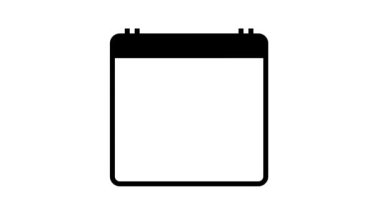 Virüs sezonu takvim çizgisi canlandırması