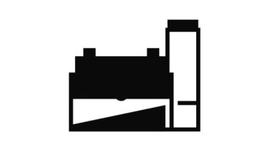 İtfaiye binası çizgisi canlandırması