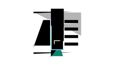 kağıt kesimi ekipman renk canlandırması