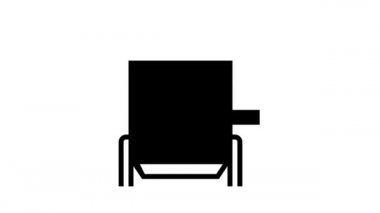 buharlaştırıcı sistem çizgi simgesi canlandırması