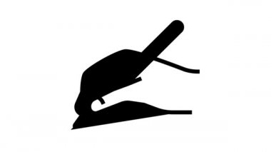 kalem satırı simgesi canlandırması yazılıyor