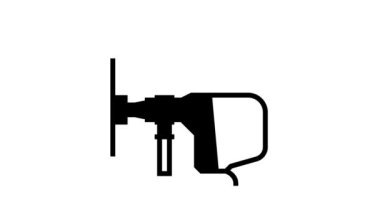 duvar yontma çizgisi simgesi canlandırması