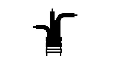 elektrik kablo hattı simgesi canlandırması