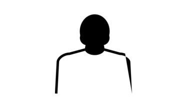 bulimia psikolojik problemler çizgi simgesi canlandırması
