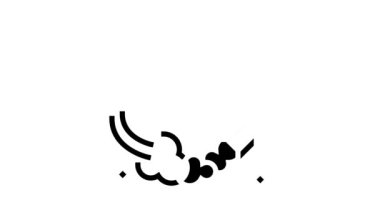 roket ulaşım simgesi canlandırması