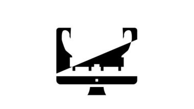 bilgisayar bağımlılığı simge canlandırması