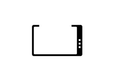 tablet aygıtı okları kabartma simgesi canlandırması