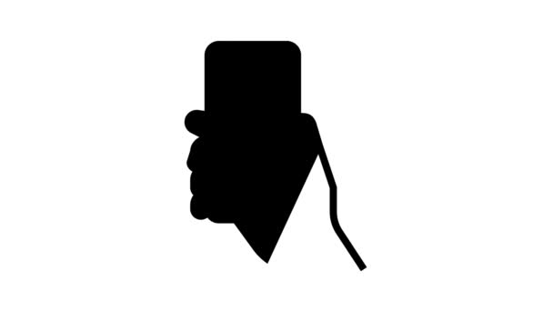 Animace ikon mobilních telefonů — Stock video