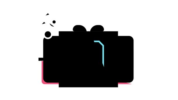 Ręcznie robiona ikona koloru mydła animacja — Wideo stockowe